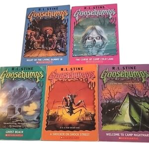 🧟‍♂️ 5 GooseBumps Books Lot R. L. STINE